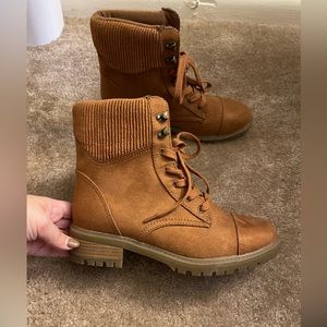 Microsuede Hiking Boots